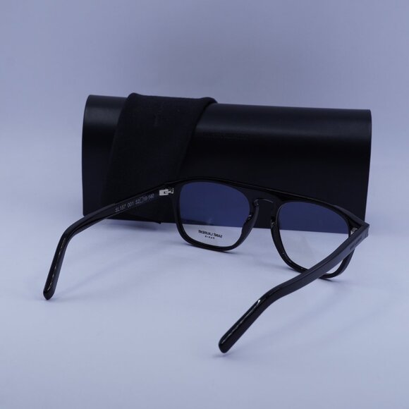 Saint Laurent SL157 001 Square Eyeglasses 52mm – Black - Picture 10 of 10